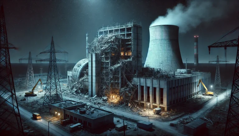 an AI illustration of chernobyl tragedy